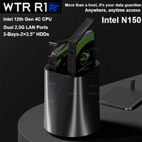 AOOSTAR WTR R1 NAS MINI PC Inter N150 Dual-Network Dual-Display Home Support Win10 NAS System WiFi6 Pfense Firewall Computer