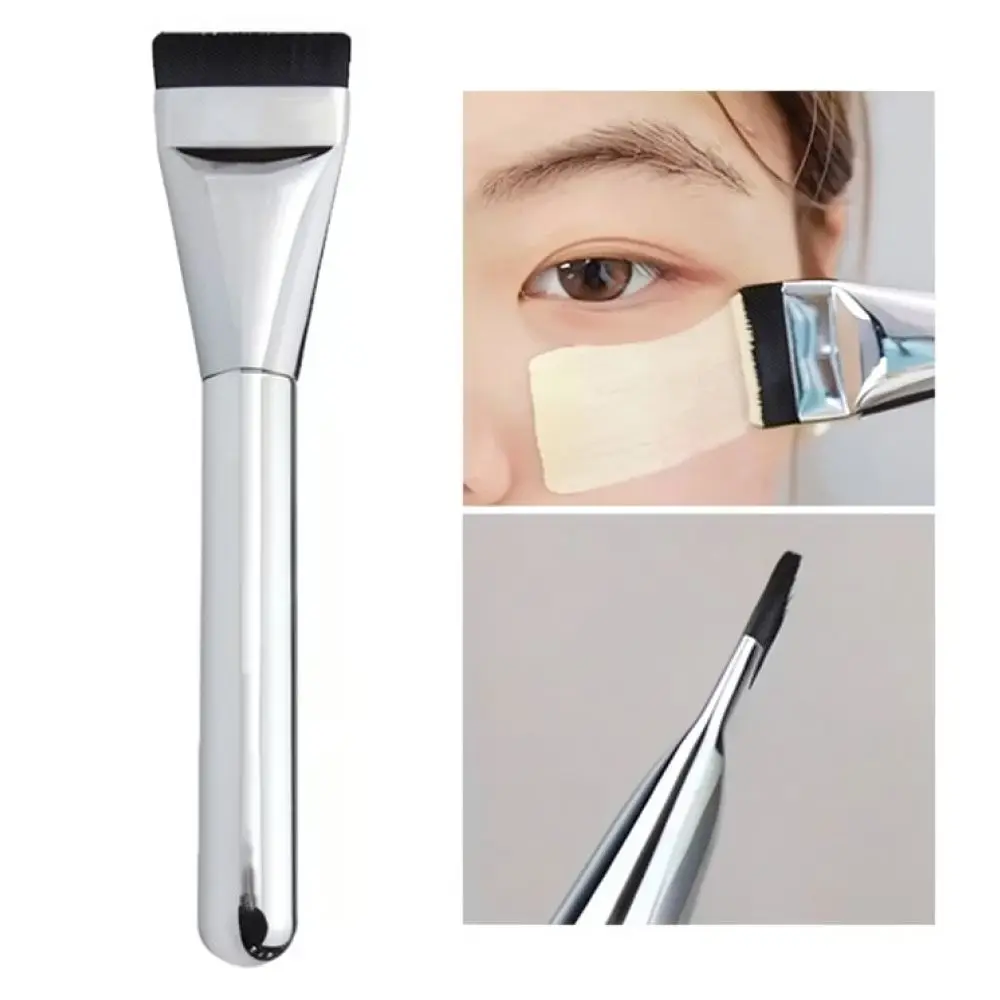 Thin Flat Foundation Brush Synthetic Fiber Makeup Tool Professional Concealer Applicator Facial Mask Beauty Cosmetic Set