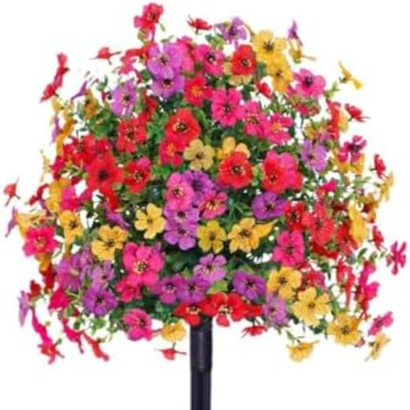 

Artificial flower stake outdoor decoration - multi-color garden stake, suitable for courtyards and lawns
