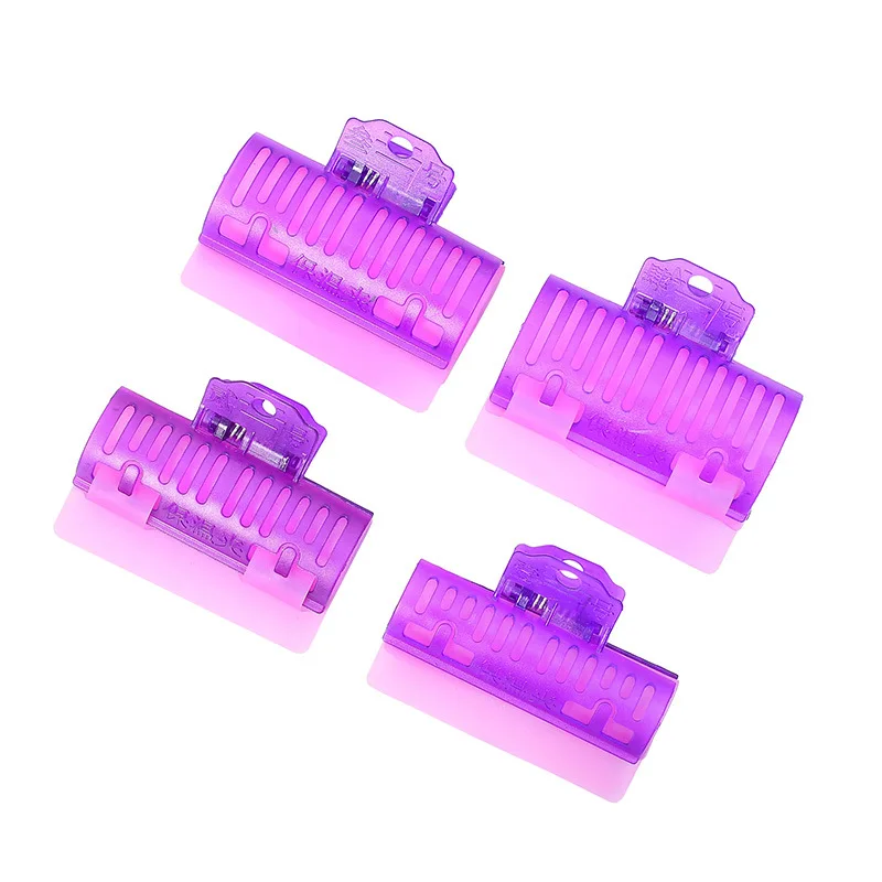 10pcs/set Silicone Hair Perm Clips Hot Curler Rollers Heat Resistance Claw for Salon Thermal Insulation Perming Rods Clamps 1695