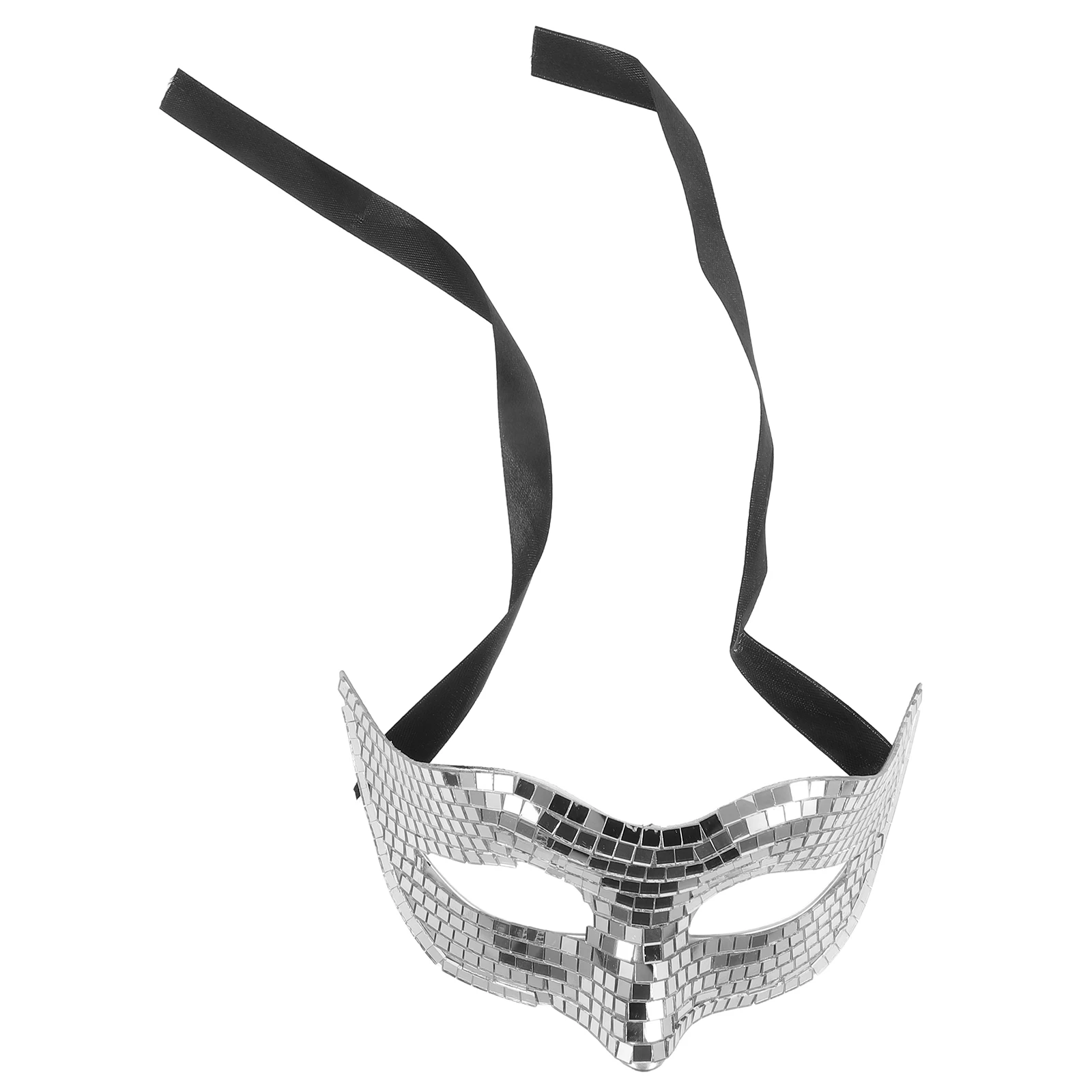 

Disco Mask Face Fancy Dress Masks Cool Masquerade Carnival Ball PVC Glitter Costume Party