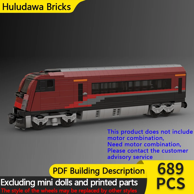 

Модель городской автомобиль MOC, строительные кирпичи, высокоскоростной поезд, кабина, автомобиль, модульная технология, детские праздничные подарки, сборка игрушек, костюм