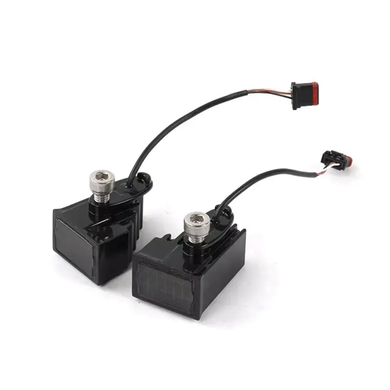 

Motorcycle LED Fairing Decorative Headlights Turn Warning Lights Tools For Softail Low Rider ST El Diablo