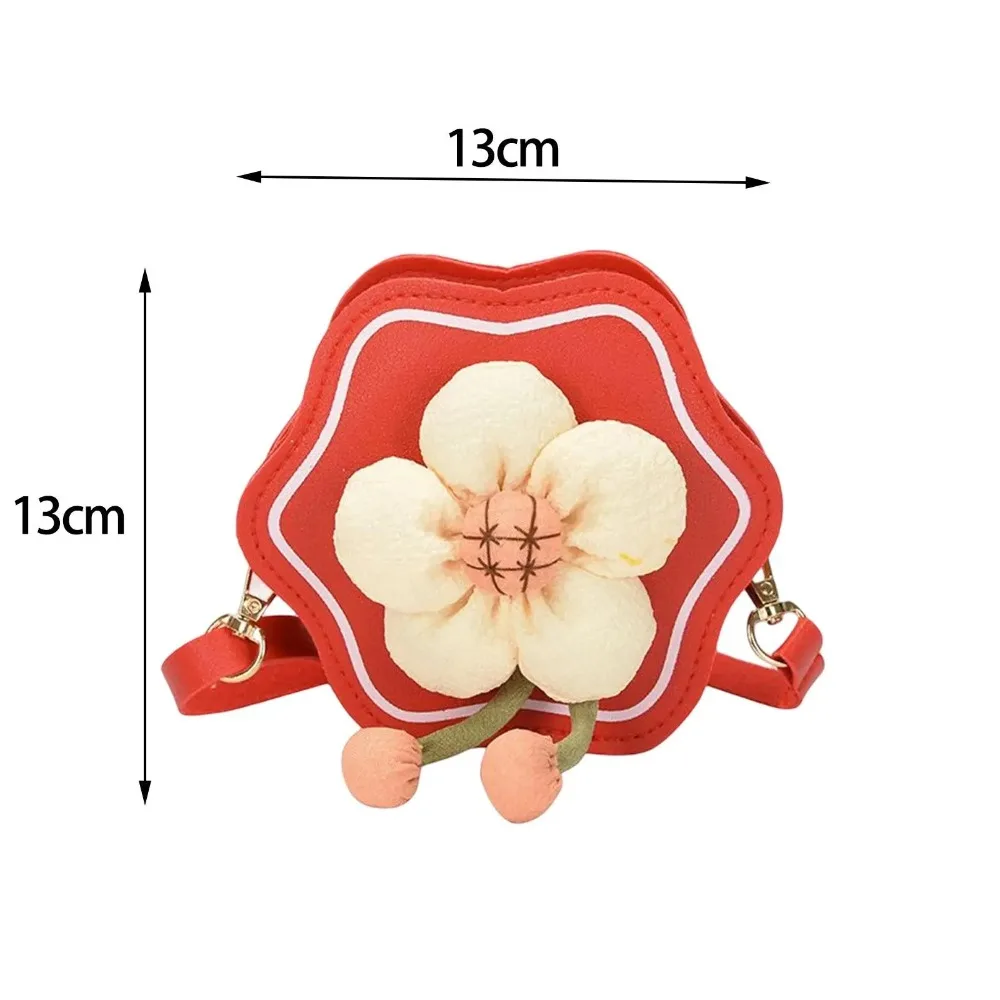 Модная сумка через плечо из искусственной кожи с цветочным рисунком, удобная сумка через плечо с цветочным рисунком для детского сада