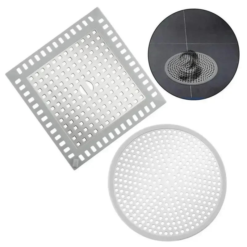 Bathroom Stainless Steel Sewer Hair Catcher Shower Sink Drain Cover Plate Filter Toilet Anti-Clogging Garbage Hair Filter