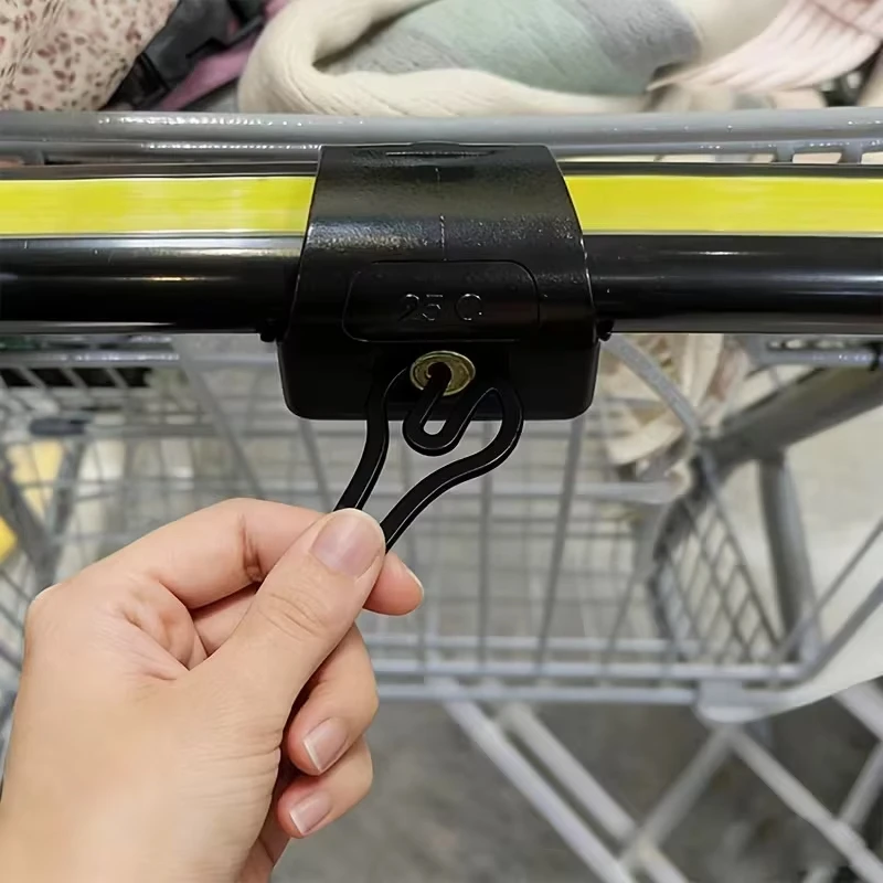 3D Printed Keychain Shopping Cart Unlock Tool Portable Trolley Release Opener Practical Gadget Creative Gift Friends Family view 3