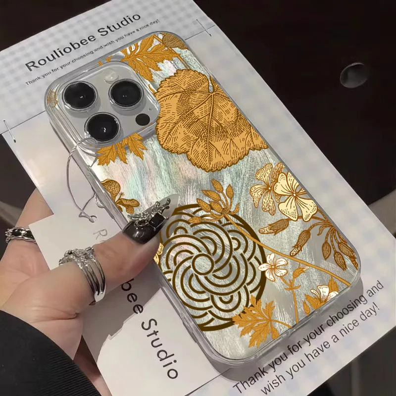 

Full screen Yellow Noble Flower Case For Samsung Galaxy S25 S23 S24 S22 S21 Ultra Plus FE A33 A34 A54 A53 A56 A26 A55 A35 Cover