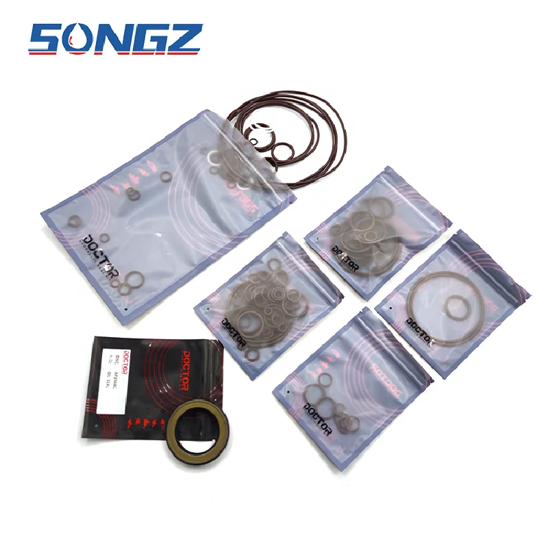 hydraulic main pump seal excavator rebuild repair kit set with fkm material for Kobelco SK200 - 8