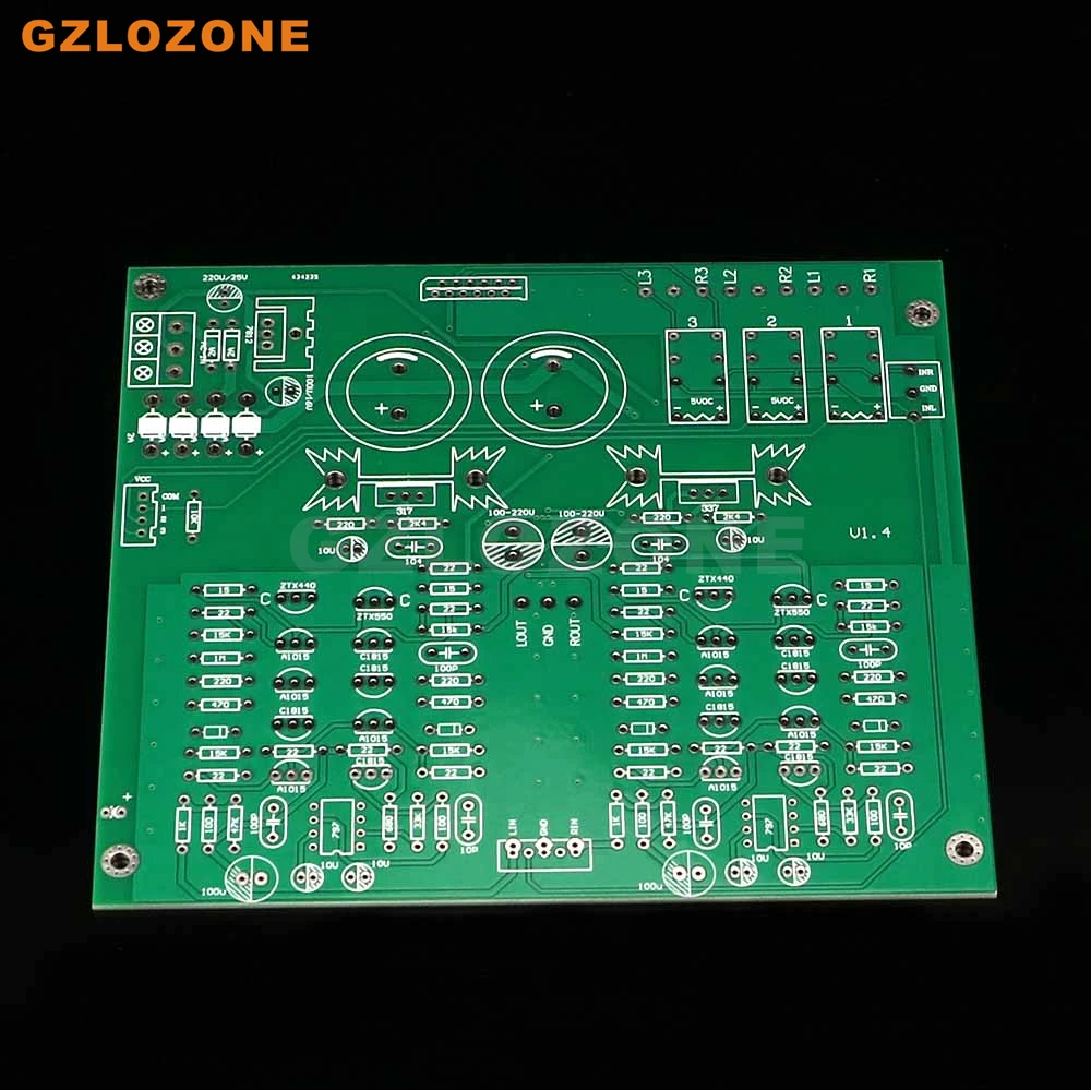 

Reference Accuphase C3850 preamplifier circuit With 3 Way signal input bare PCB