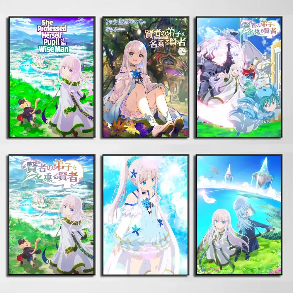 Magical Anime S-She Professed Herself Pupil Of The Wise Man Poster Wall Decor for Young Collectors, Indoor and Outdoor Decor