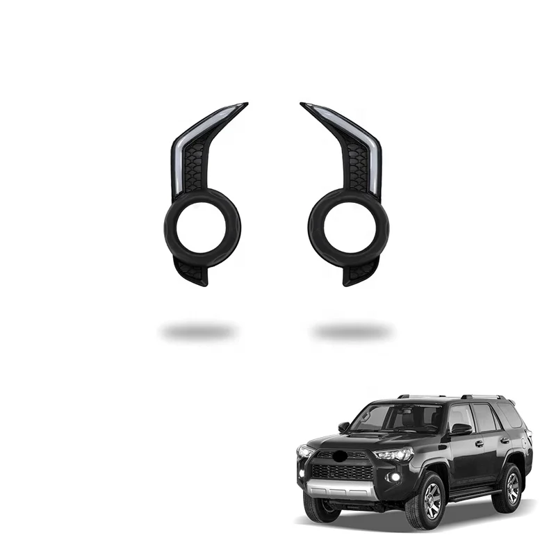 

2014+ LED Daytime Running Light White/Amber LED Foglamp Cover Foglight for Toyota 4Runner