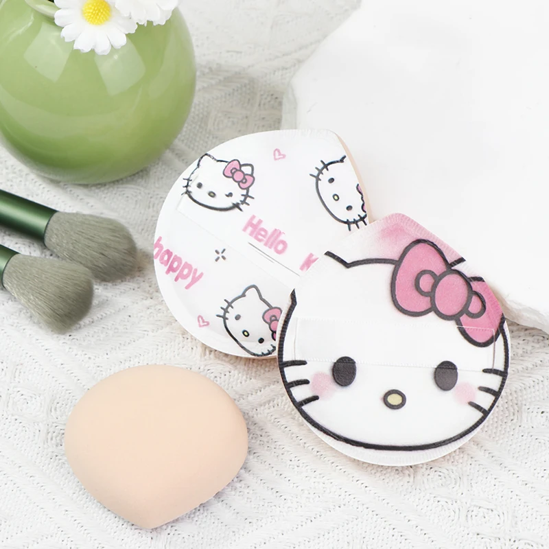 Sanrio Makeup Sponge Puff Hello Kitty Makeup Concealer Super Soft Elastic Cotton Face Base Make Up Cosmetic Puff Beauty Tools