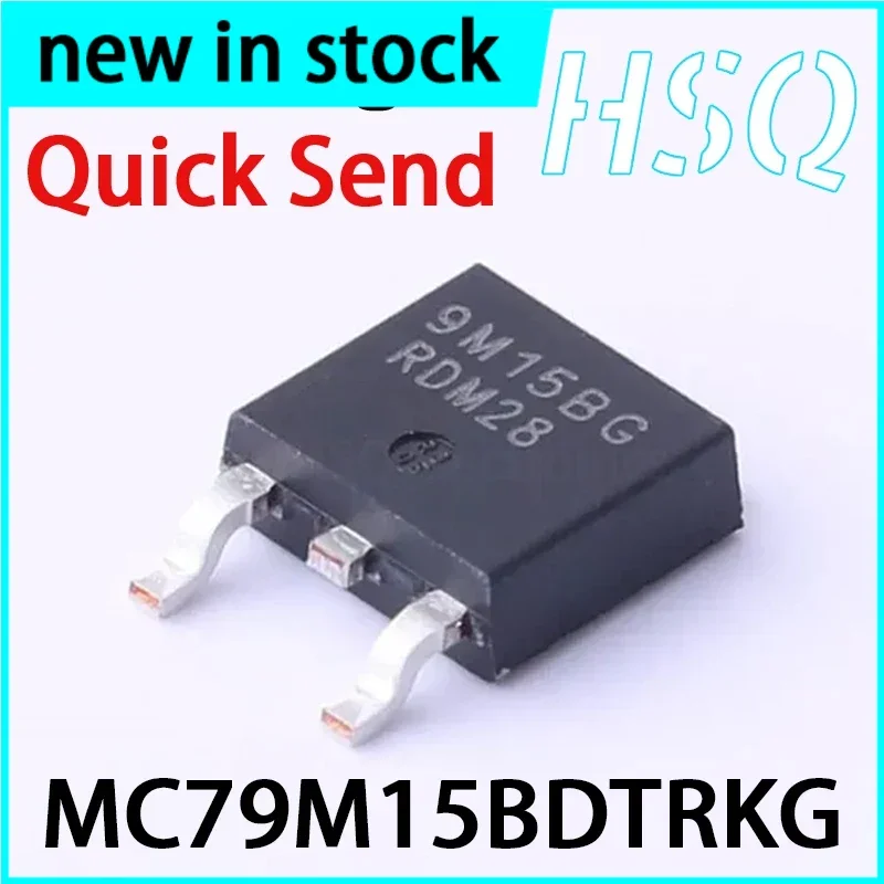 1PCS MC79M15BDTRKG Silk Screen 9M15BG SMT TO-252 Linear Regulator Chip Original