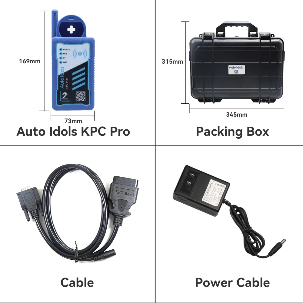 General Version Auto Idols KPC Pro Car Diagnostic Tool Smart Key Zed Full Programmer for All Cars