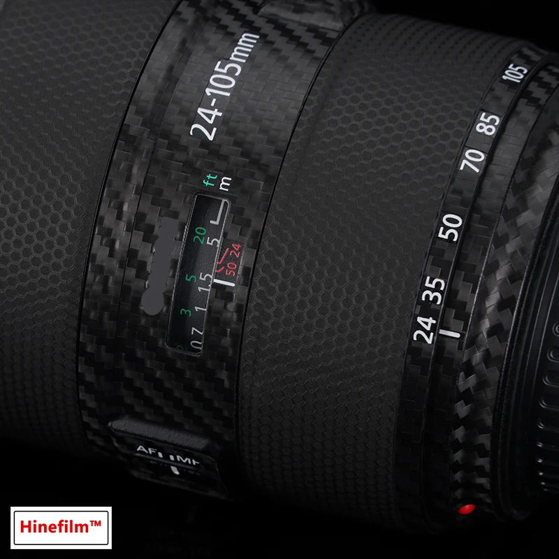 Hinefilm الجلد لكانون EF24-105 F4 II عدسة ملصق 24 105 التفاف غطاء لكانون EF 24-105 مللي متر f/4L IS II USM عدسة مائي الجلد 24105