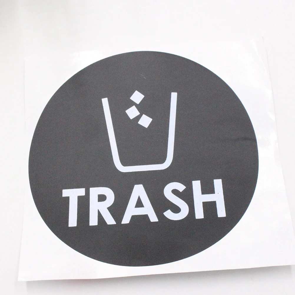 

Bin Labels for Bins Garbage Sorting Stickers Adhesive Trash Can General Waste Sign