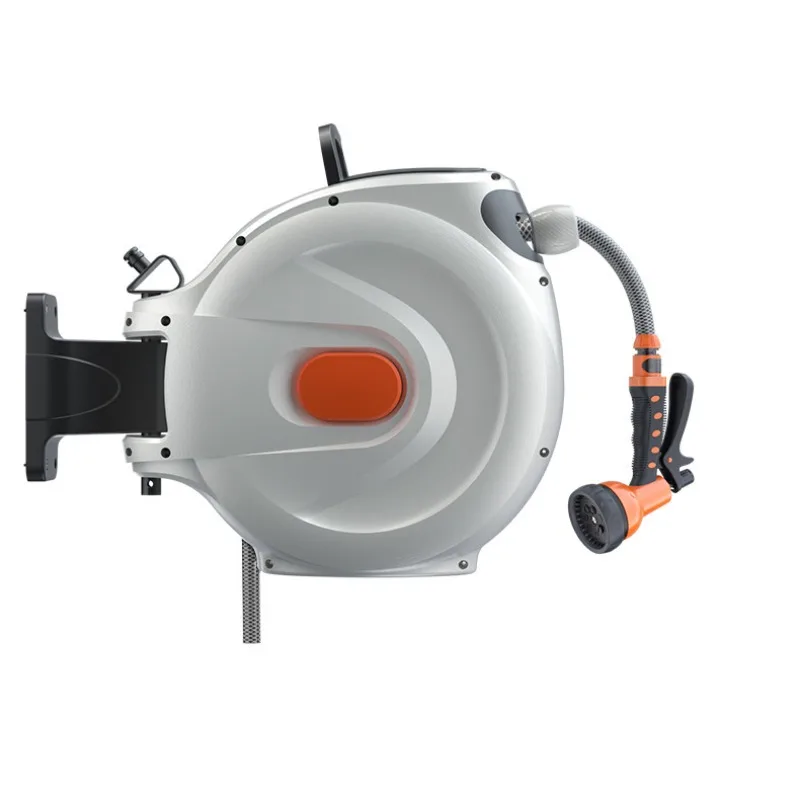 Automatic telescopic pipe reel, water pipe storage car, car washable, vegetable watering, garden tools
