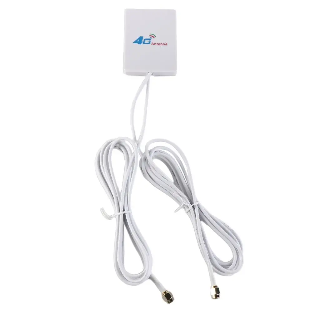 CRC9 SMA Signal Booster Amplifier High Gain Enhanced Signal 2M Cable LTE Antenna SMA Connector Router Adapter External Antenna