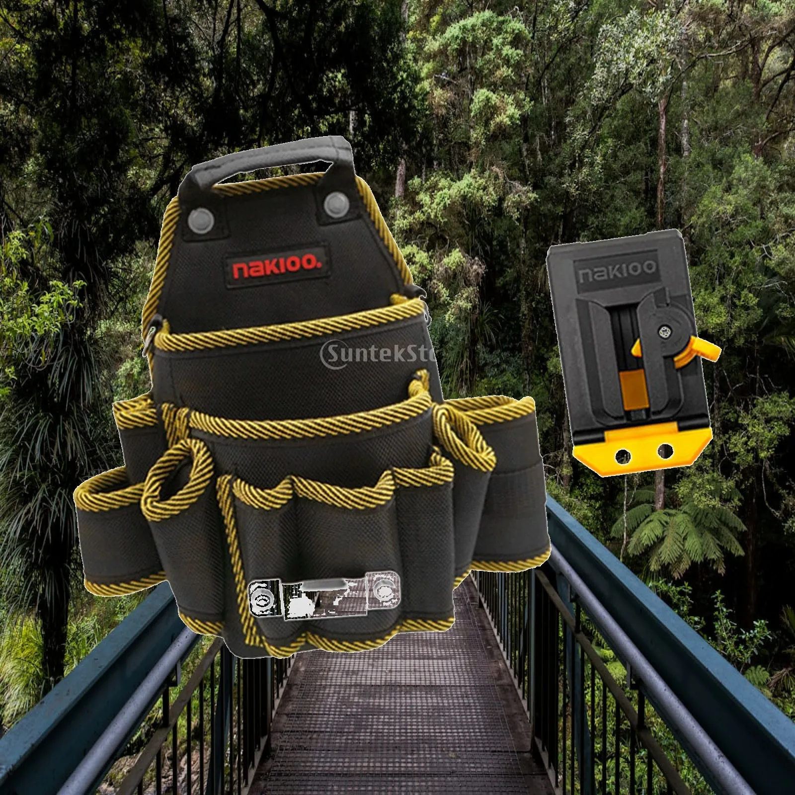 

Electrician Tool Waist Bag Storage Solution with Multiple Compartments for Garden And Construction