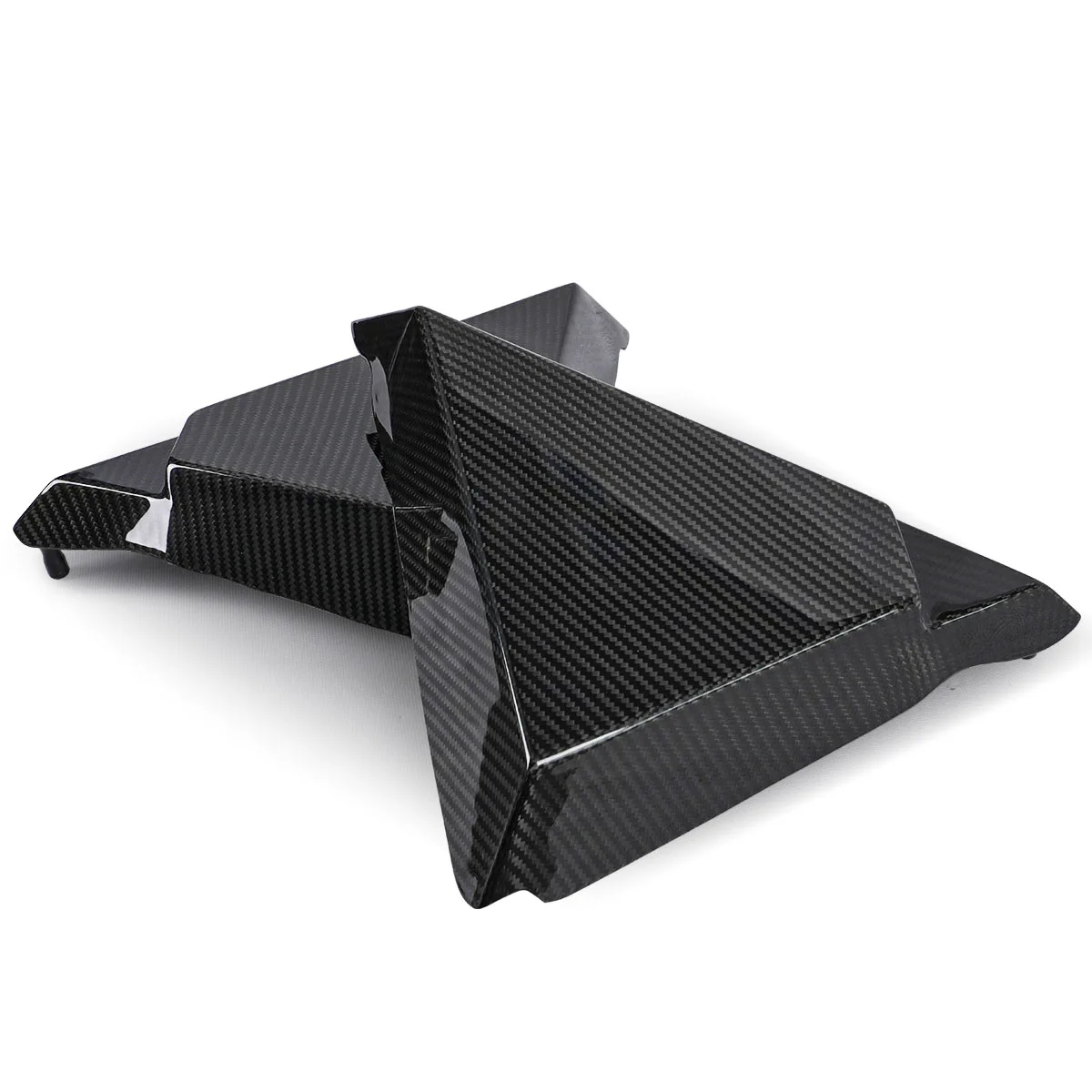 3K Twill Glossy Carbon Fiber Side Cover Triangle for Harley 2014-2023 Road Glide Street Glide