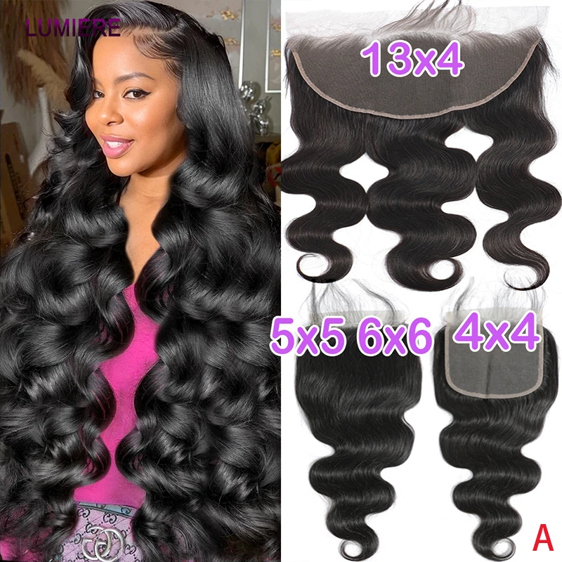 

Невидимые HD-тюлевые закрытия (5x5, 6x6) и фронтальные HD-тюлевые закрытия (13x4) с эффектом слияния с кожей, предварительно выщипанные, для создания естественного волнистого эффекта (Body Wave)