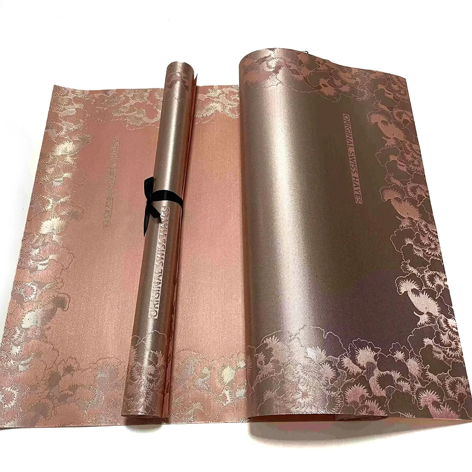 فاخر هايز الأفريقي جيلي وغطاء الرأس 2 قطعة مجموعة ، ثلاثية الأبعاد التطريز السماء الزرقاء السويسري الدانتيل ربطة الرأس النسيج للنساء حفل زفاف TX-2-6 #4