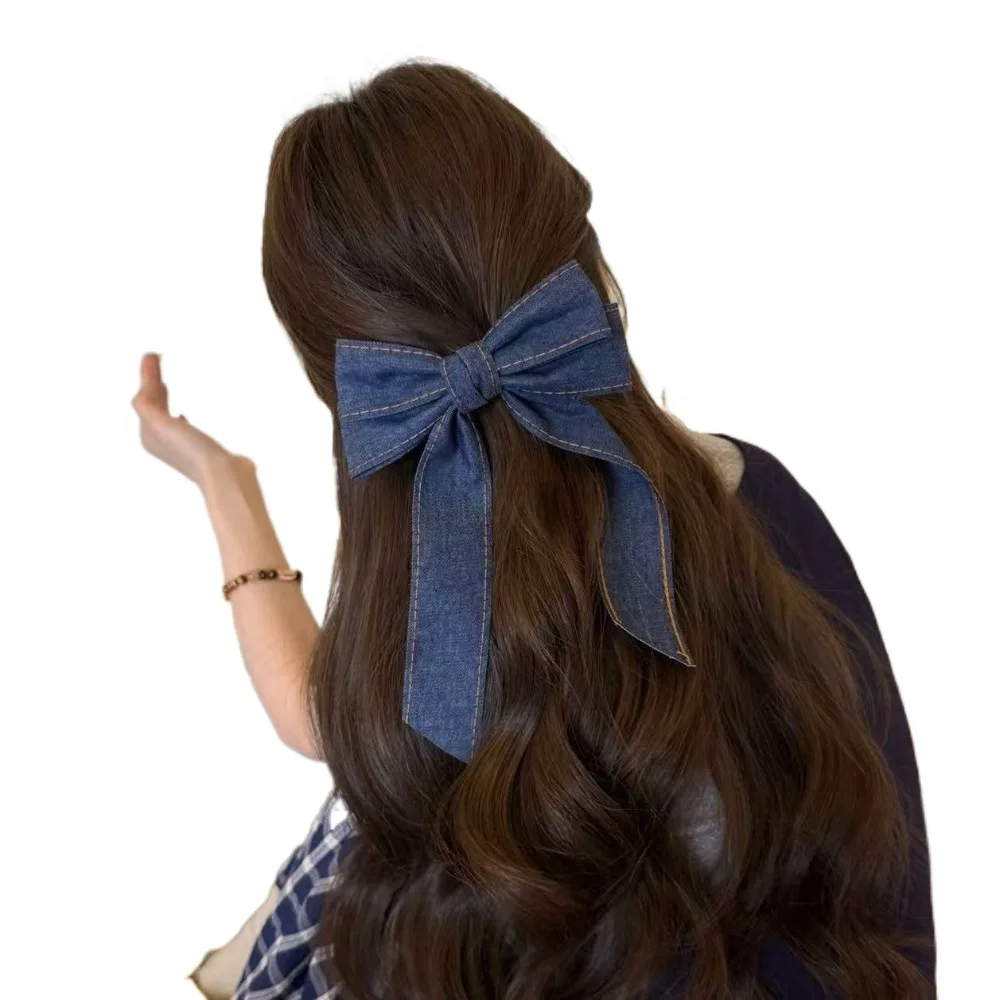 بسيطة كاوبوي القوس دبوس الشعر الحلو الصغيرة الذهب تسمية مشبك شعر بلون اليدوية القوس الشريط دبوس الشعر إكسسوارات الشعر #4