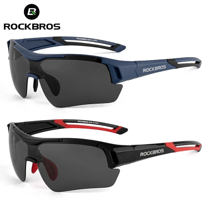 

ROCKBROS Polarized Cycling Glasses Men Sports Sunglasses Road MTB Mountain Bike Bicycle Riding Protection Goggles Eyewear 5 Lens