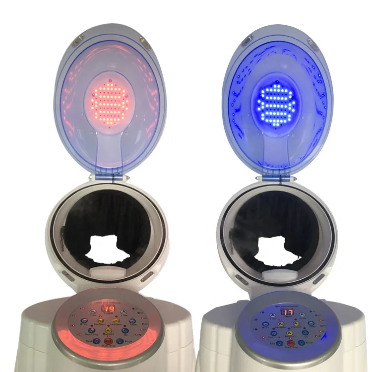 Ozone Hair Steamer Machine with LED Light - O3 Micro Mist for Steam Therapy & Keratin Treatment, Salon Professional Use