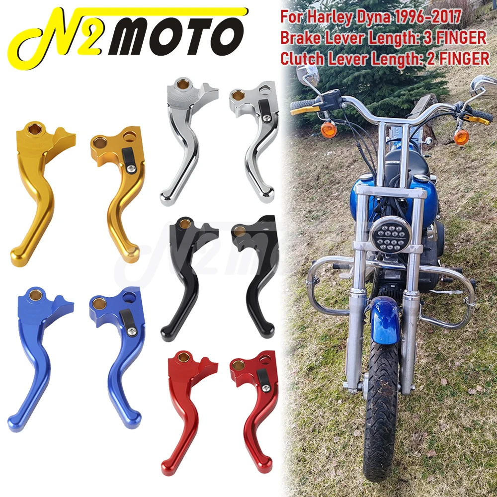 Motorcycle Brake Clutch Levers For Harley Dyna Street Bob Low Rider Wide Glide CVO/SE 1996-2017 FXD FXDI FXDBB FXDLS FXDXI FXDXT