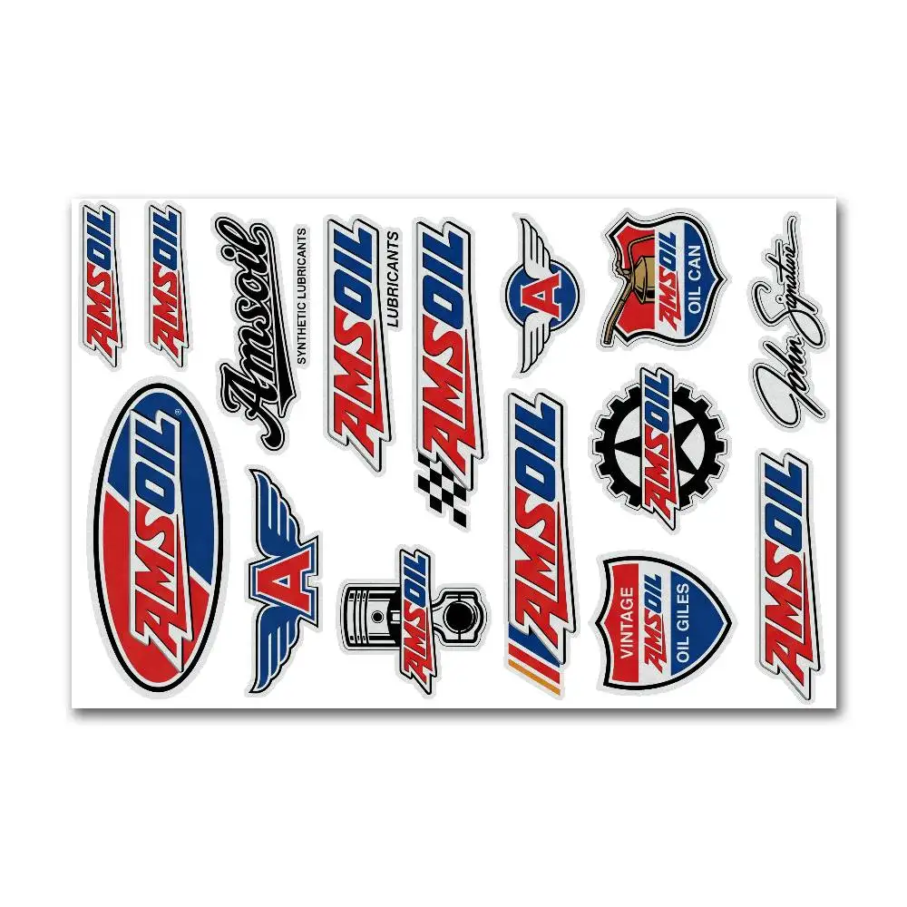AliExpress For AMSOIL Motorcycle Reflective Decal Safety Sticker for Helmet Car Bike Durable Self-Adhesive  Gift for Rider