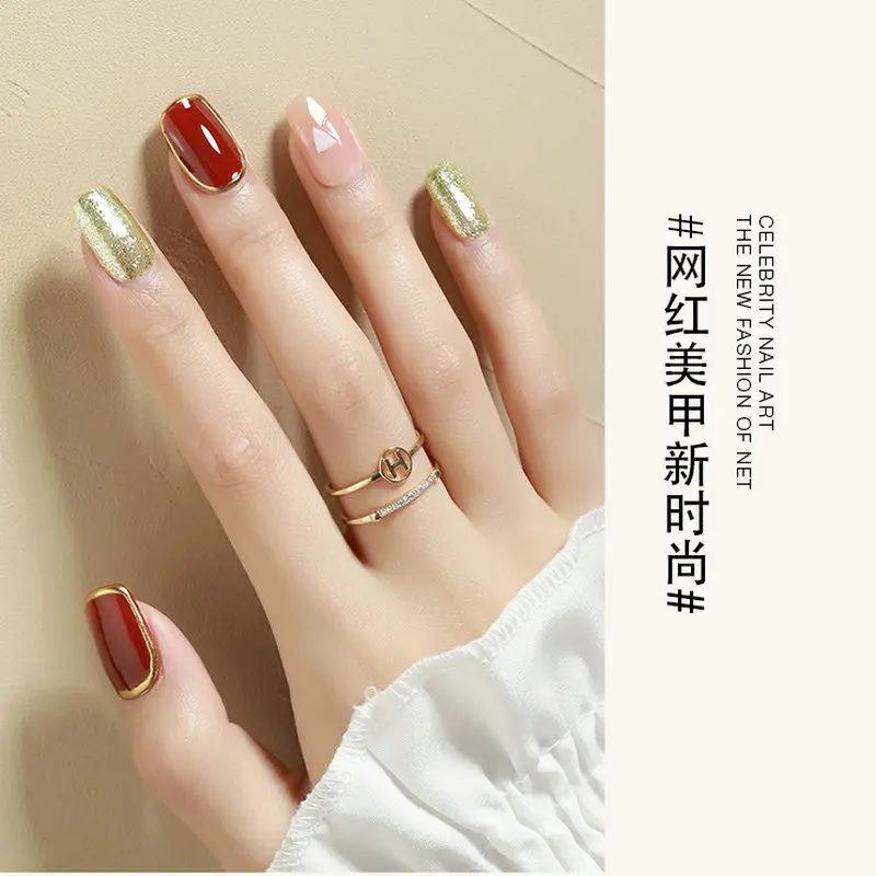 Neue Glitter Gel Polnische Shiny Platin Nagel Gel 5ml Nail art Blinkende Weg Tränken UV Semi Permanent Hybrid Vernis lack Lack – Detail 21