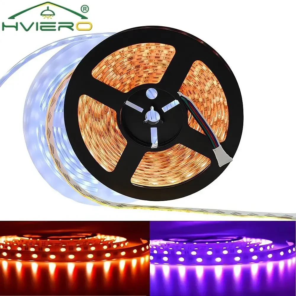 5M DC 12V RGBW/RGBWW 4 Color in 1 Led Chip 60Leds/m 300leds NON Waterproof IP20 5050 SMD Flexibles LED Strip Light Multipurpose