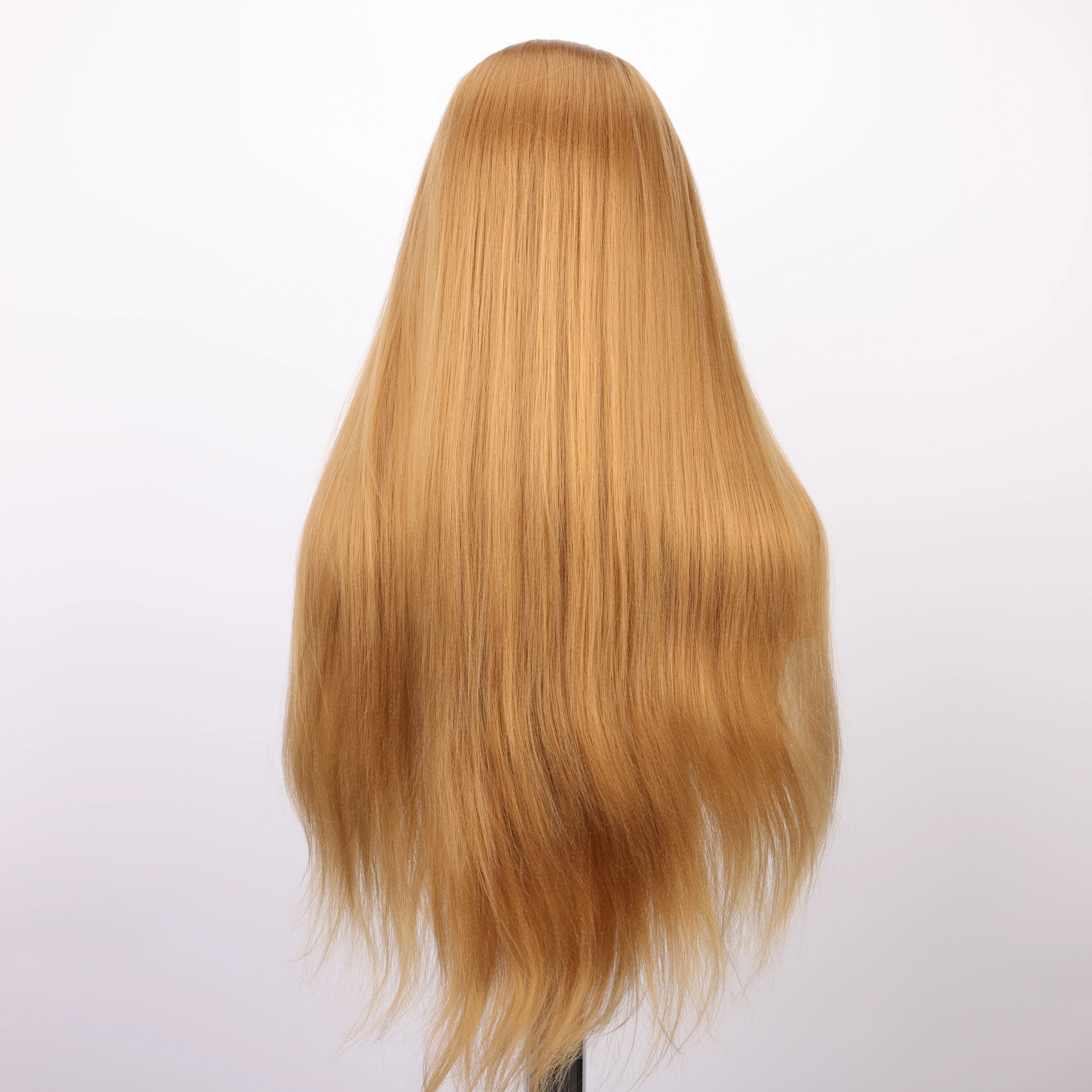 OLEY Brown Popular Synthetic Lace Front Wig High Quality Cosplay Travel Long Straight Wig No Glue High Temperature Resistant