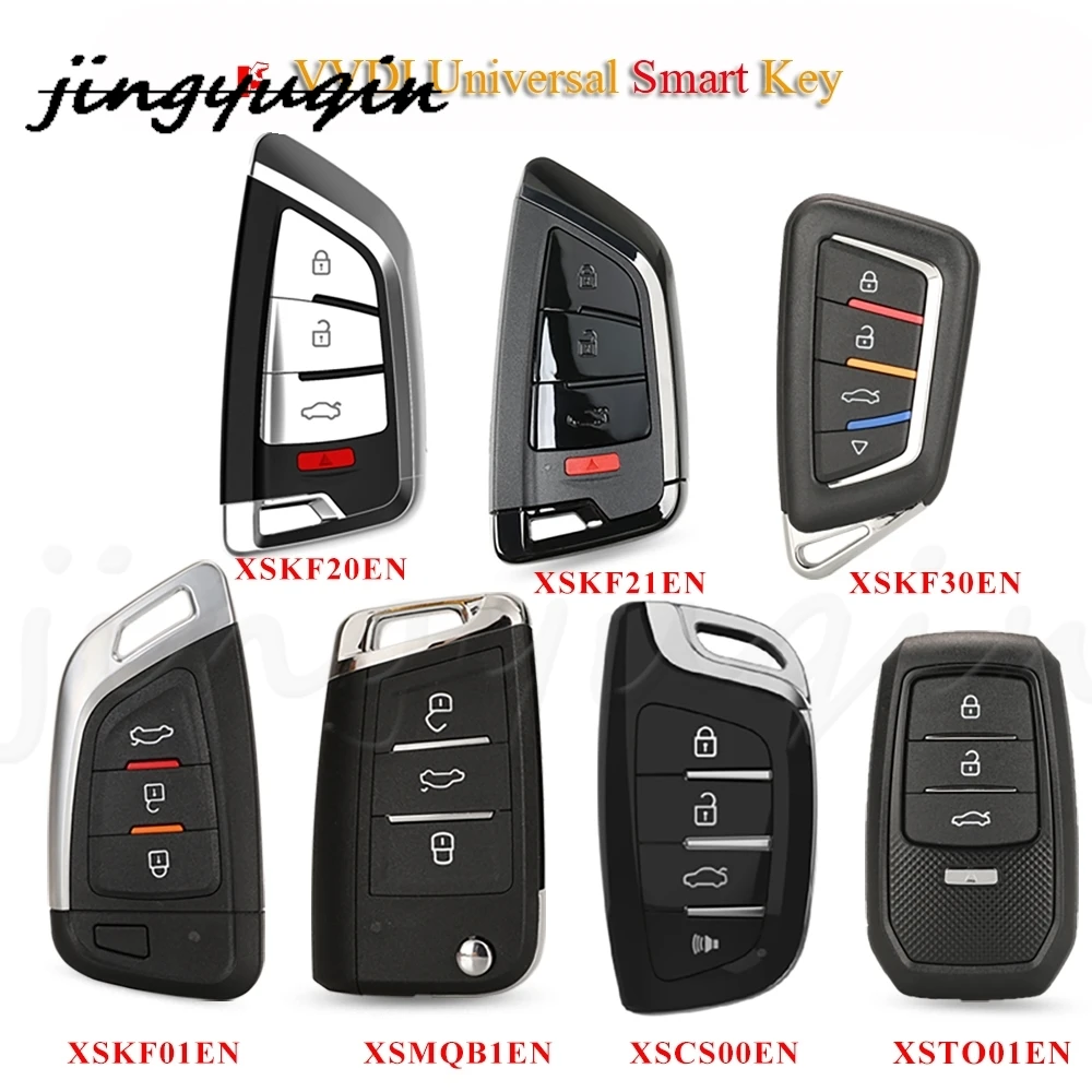 jingyuqin XSKF30EN XSMQB1EN XSTO01EN XSCS00EN XSKF20EN XSKF21EN Keyless Go Universal Smart Key Proximity For VVDI Key Tool