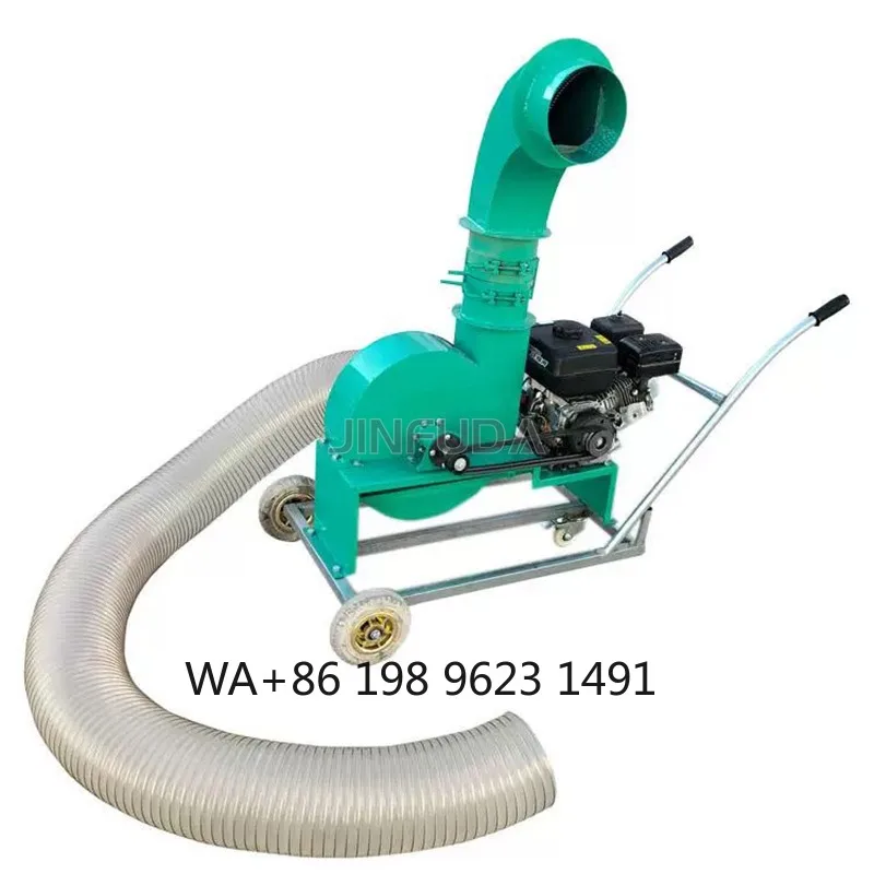 Durable garden leaf vacuum mulcher, long service life integrated leaf suction and shredding tool for outdoor yard cleaning