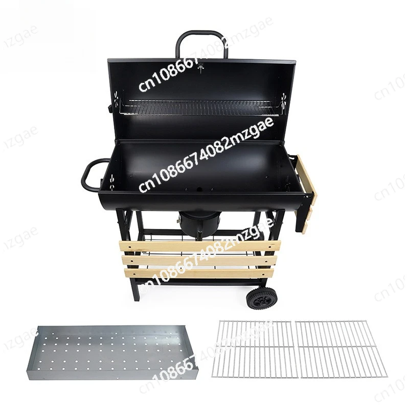 Commercial Garden Fireplace Barbecue Grill Charcoal  Household, Non-Smoking Outdoor Barbecue  Picnic Skewers Party Barbecue