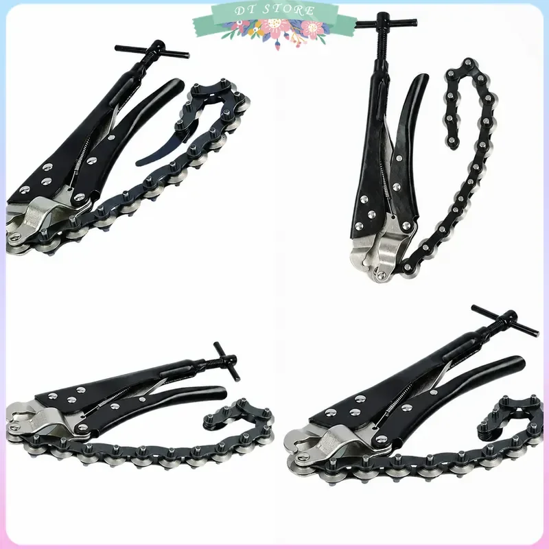 Auto Chain Exhaust Pipe Cutter Multi Wheel Blade Tailpipe Tube Cutting Tool Automotive Repair Equipment for Muffler Removal
