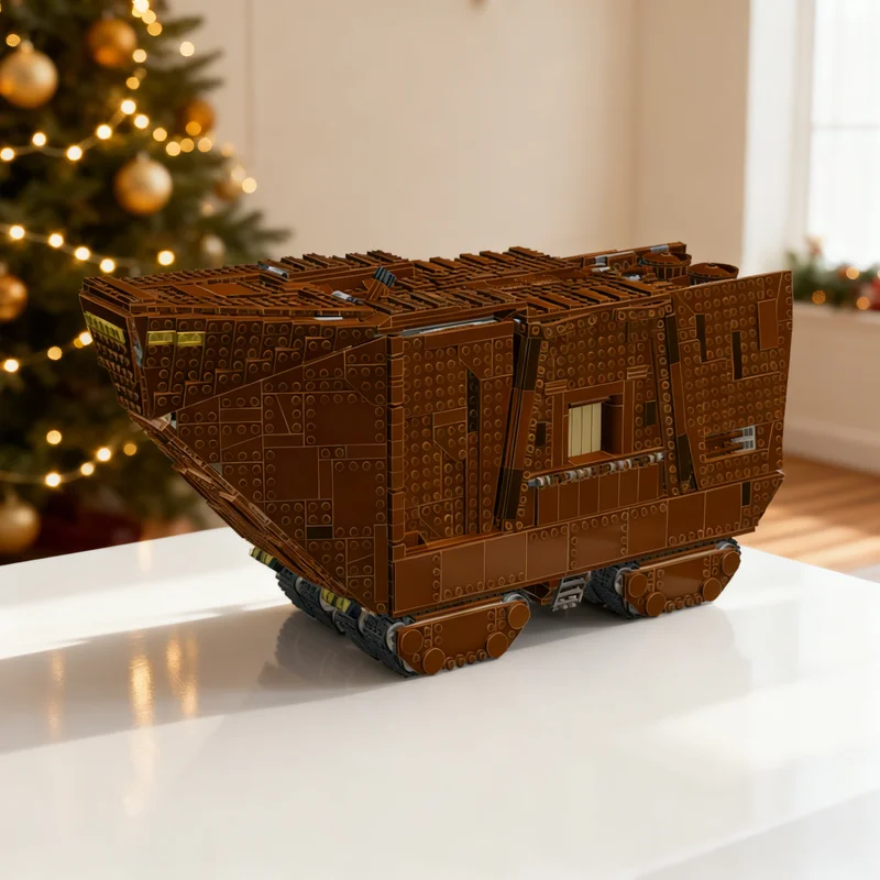 

3198pcs MOC Sandcrawler Mod Star Battle UCS Model Building Blocks Creative Gift DIY Display Decor Adult Premium Kids Desk Home