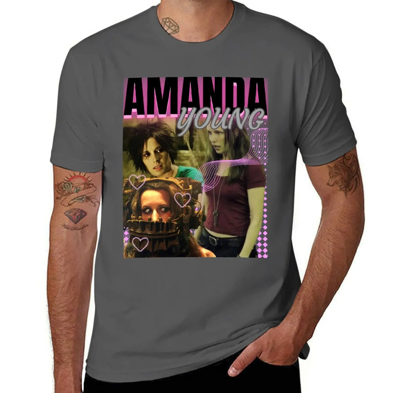 Amanda Young Saw X-Camiseta con diseño de anime, camiseta esencial personalizada