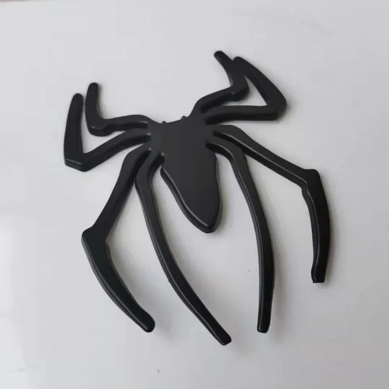 

3D Sticker Paster Chrome Spider Badge Emblem Logo Motorcycle Decal Decoration Metal Sticker Gold/Silver Car Styling Accessories