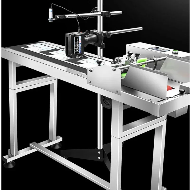 Automatic Printing Machine of The Pager, Assembly Line Conveyor Table High-speed Adjustable Online Printing Production Date