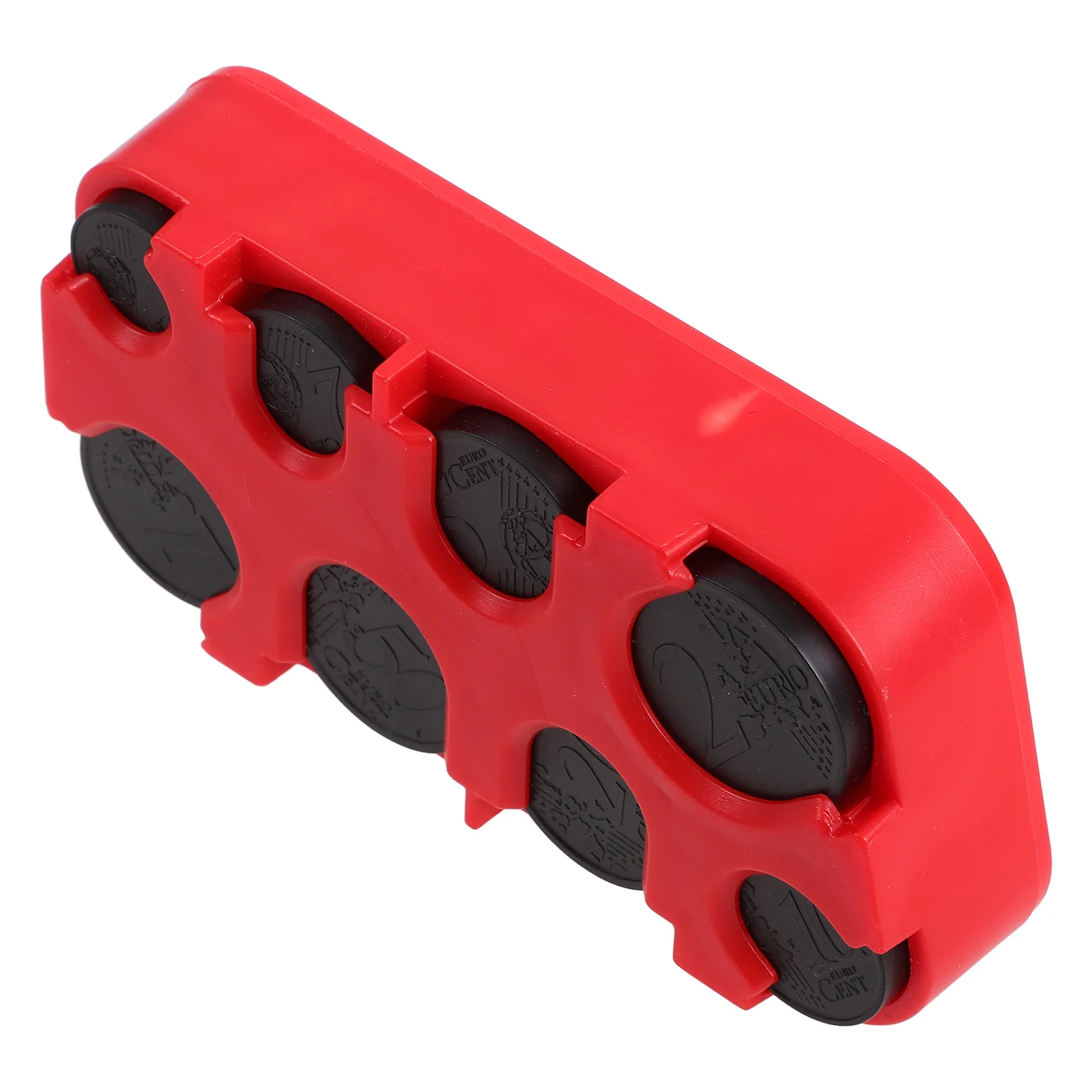 سعة كبيرة صندوق تخزين العملات المعدنية Pp المحمولة عملة المنظم لسيارة تغيير فارز حامل العملة عرض حالة المال #4