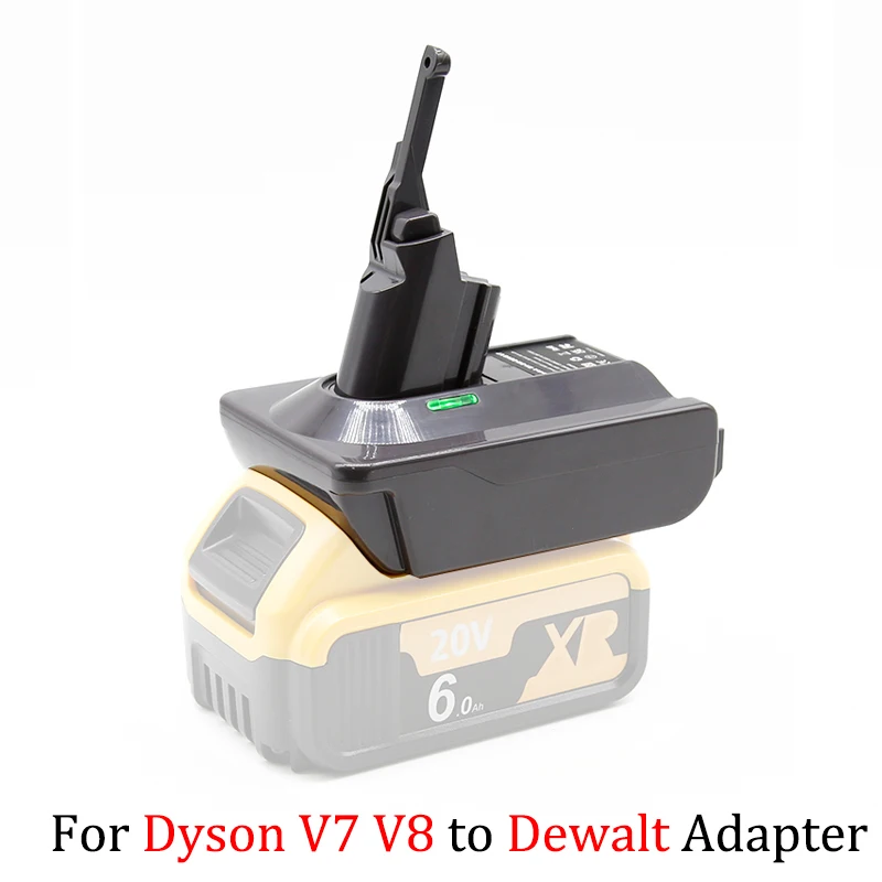Adapter für Makita/Dewalt/Milwauke 18 V Lithium-Batterie-Konverter für Dyson V6 V7 V8 Serie Staubsauger Werkzeug DC58/SV11/SV10