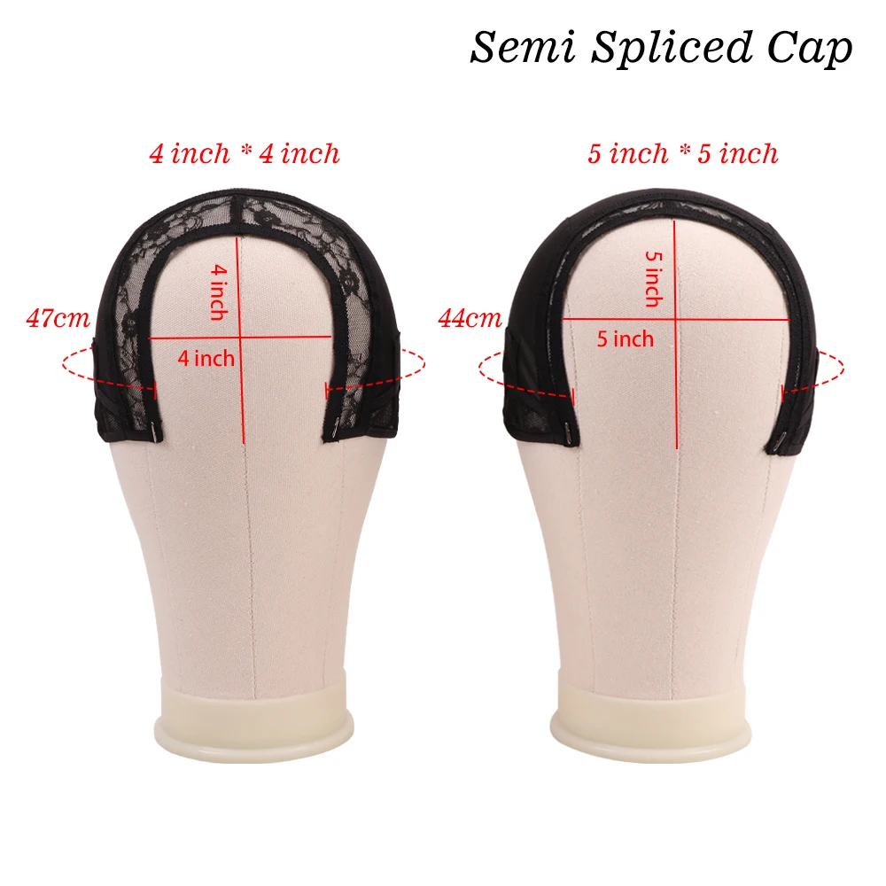 วิกผมลูกไม้ทําฐาน Haft หมวกวิกผมที่มองไม่เห็นสําหรับวิกผมลูกไม้ยืดตาข่ายโดมหมวกสําหรับทําวิกผมวิกผม Band