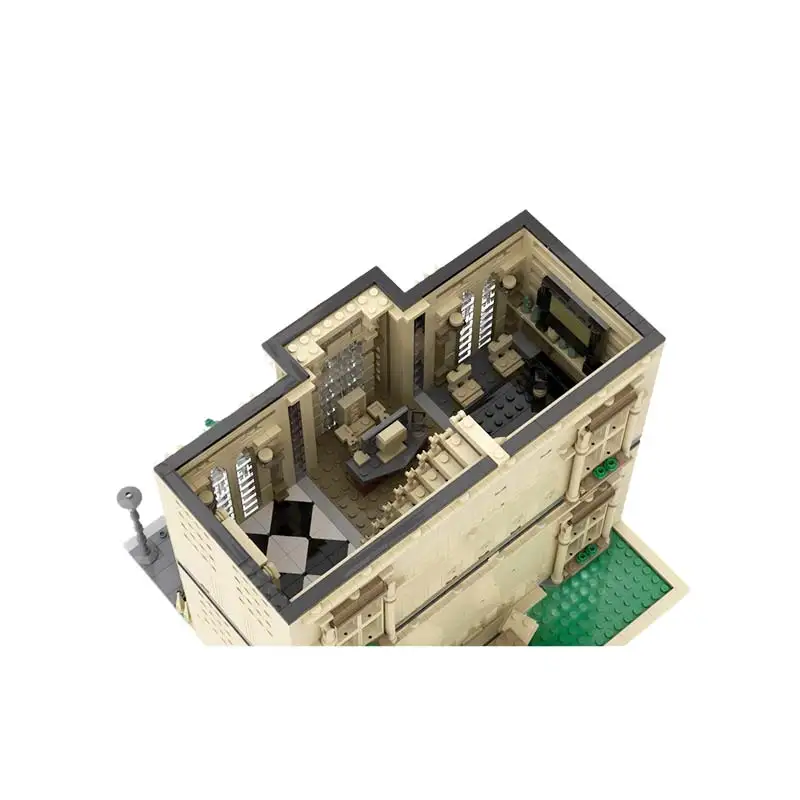 MOC – film célèbre, gouvernents étrangers, technologie de construction modulaire, blocs de construction, modèle de jouets pour enfants, cadeau