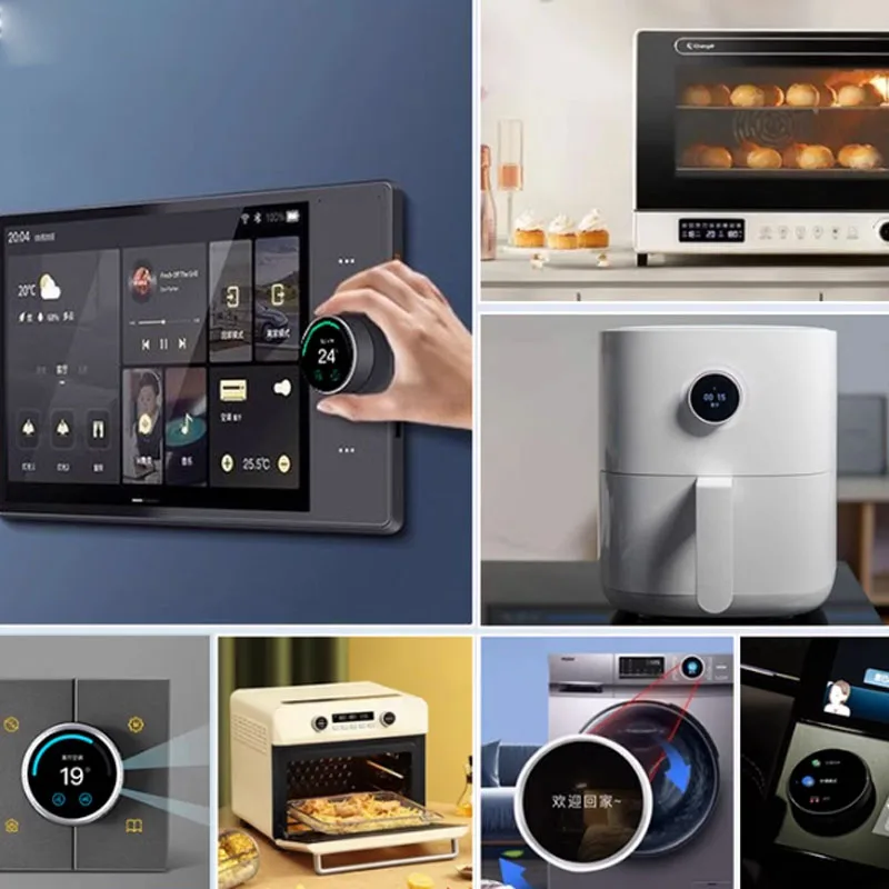 Layar Sensor Mesin Cuci 2.1 Inci Rotasi Melingkar ESP32-S3 Papan Pengembangan Tampilan Sakelar LVGL Cocok untuk Arduino