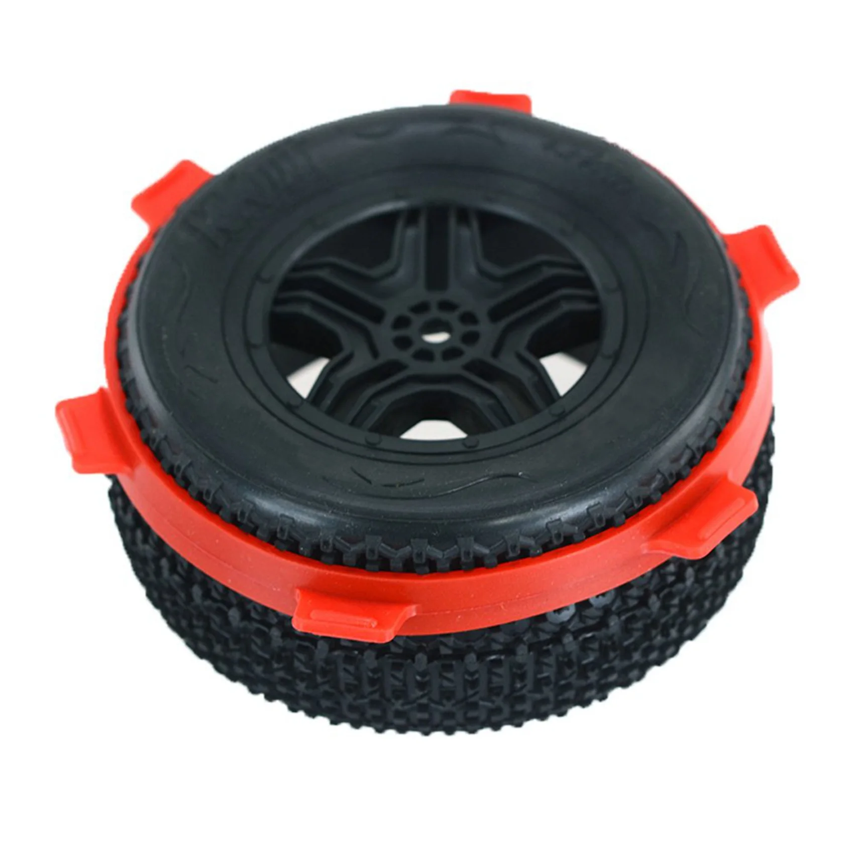 BEDW-8PC Rubber Tire Mounting Glue Bands Diameter 85Mm For RC Parts 1/8 Buggy 1/10 Short Course Truck Accessories Tools Red