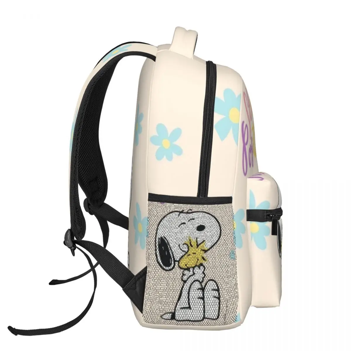 Snoopy-mochila impermeable de gran capacidad para niños y niñas, mochila ligera para estudiantes, 17 pulgadas