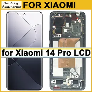 Bilashmart 6.73 LTPO AMOLED Display Xiaomi 14 Pro LCD Display Touch Screen Digitizer Assembly Repair Parts Mi 14 Pro LCD Display